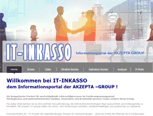 Tablet Screenshot of it-inkasso.com